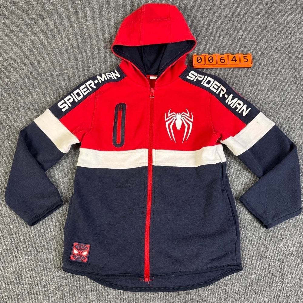 Marvel Spider-Man Kids Hoodie Jacket Boys 7/8